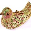 Cute Bird-Shaped Evening Bag Rhinestones Deco Golden Chain 15 Styles - Image 2