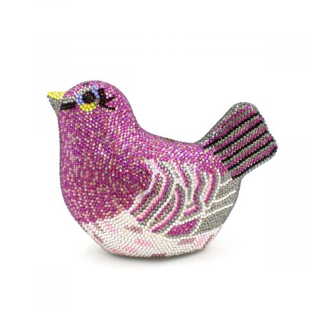 Dove of Peace Bird Crystal Evening Clutch Bag Like a Sparrow