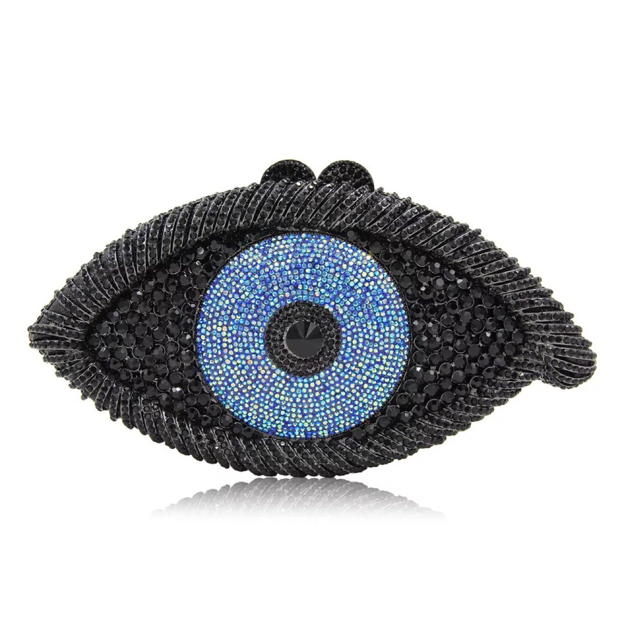 Sparkling Eye-shaped AB Crystal Clutch Bag for Fashion Party - Image 5