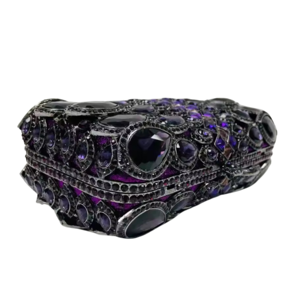 Emerald Green Gemstone Evening Bag for Gala - Image 5