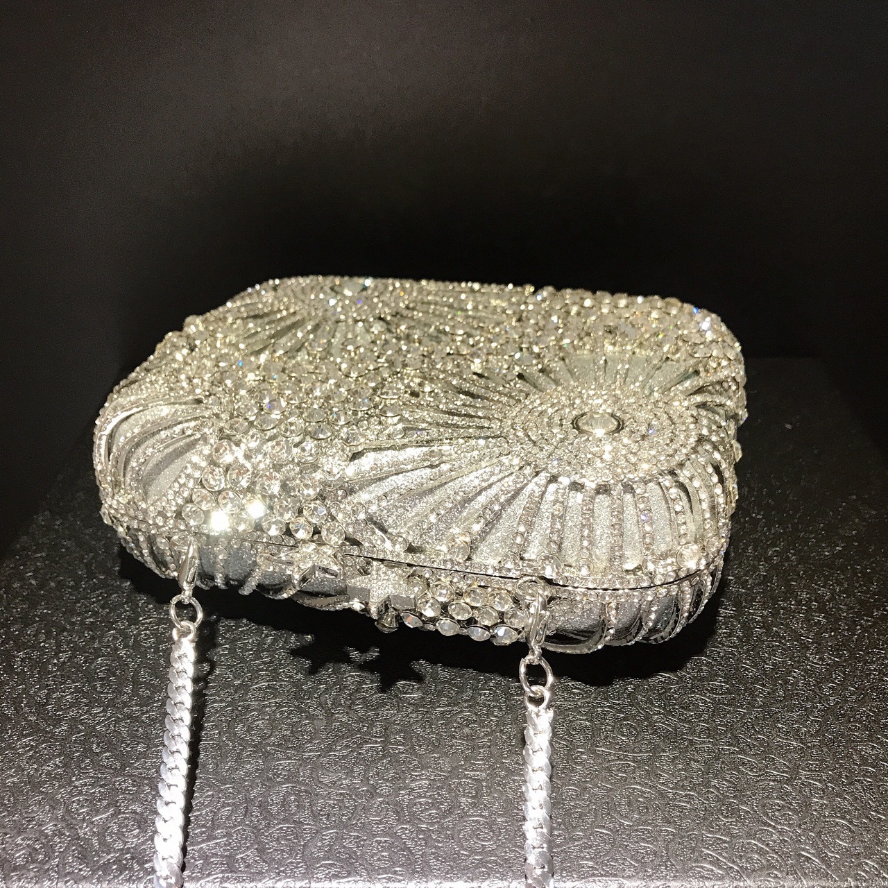 Firework Crystal Box Clutch Bag for Wedding Guests and Party - Image 6