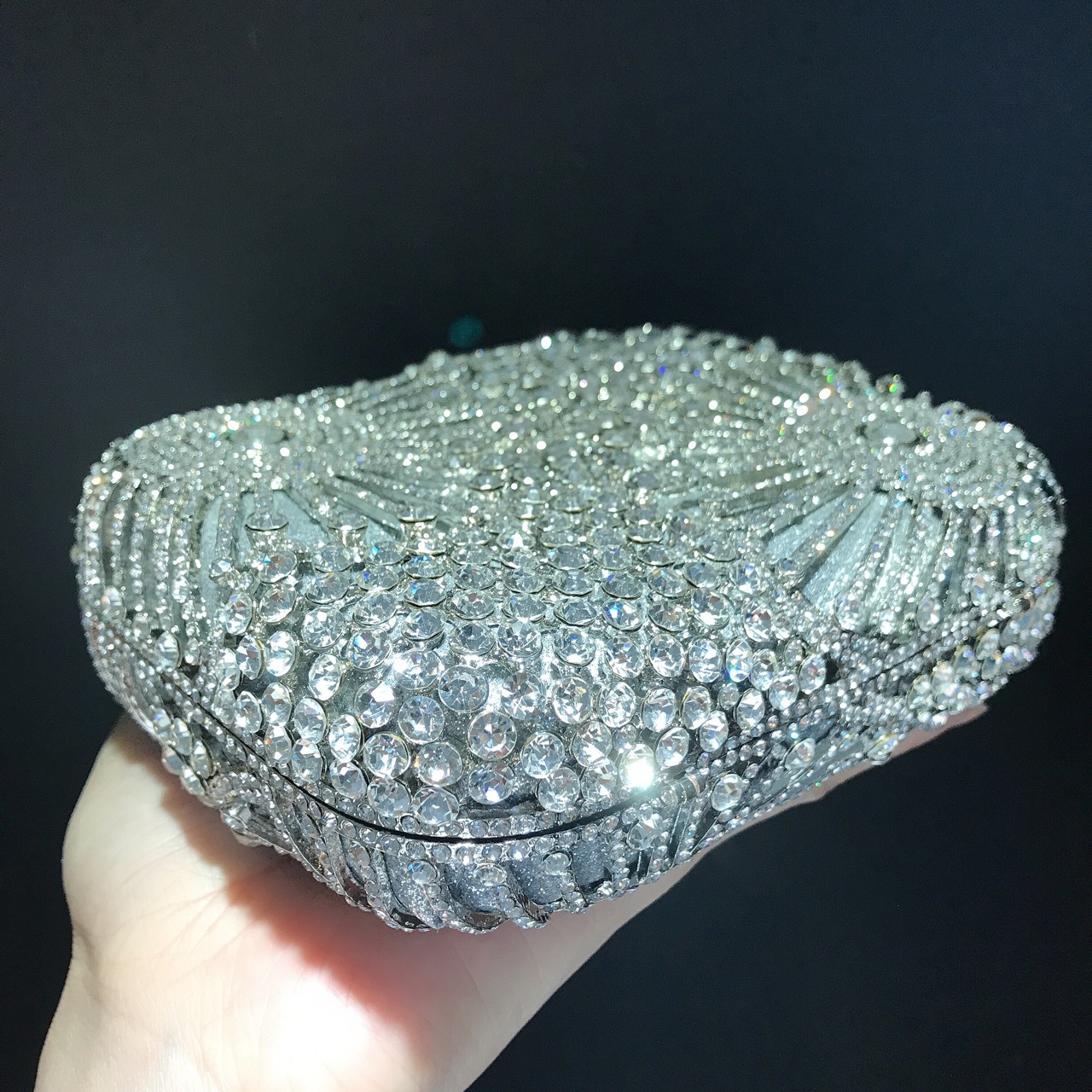 Firework Crystal Box Clutch Bag for Wedding Guests and Party - Image 9