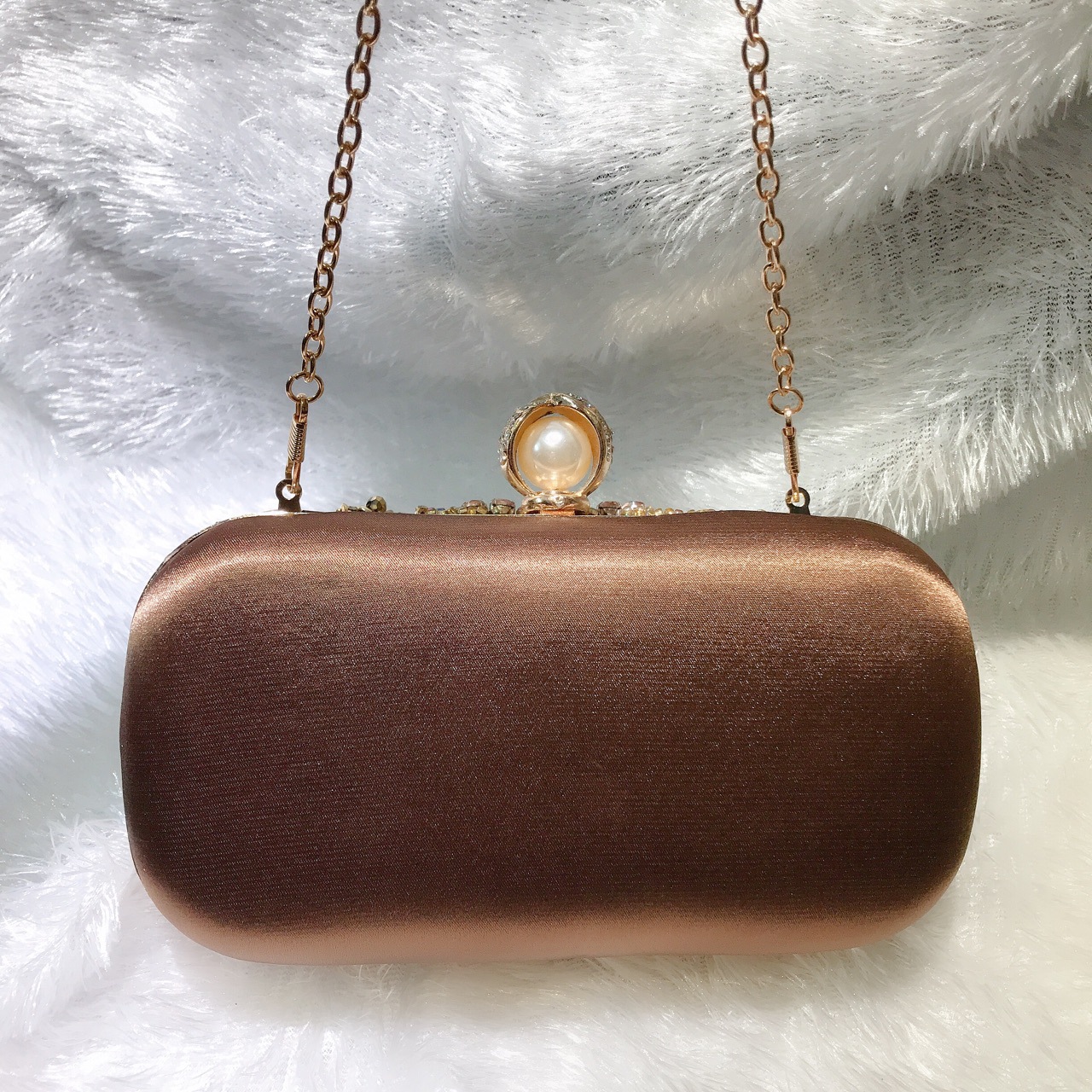 Vintage Baroque Crystal Embellished Clutch Bag - Image 8