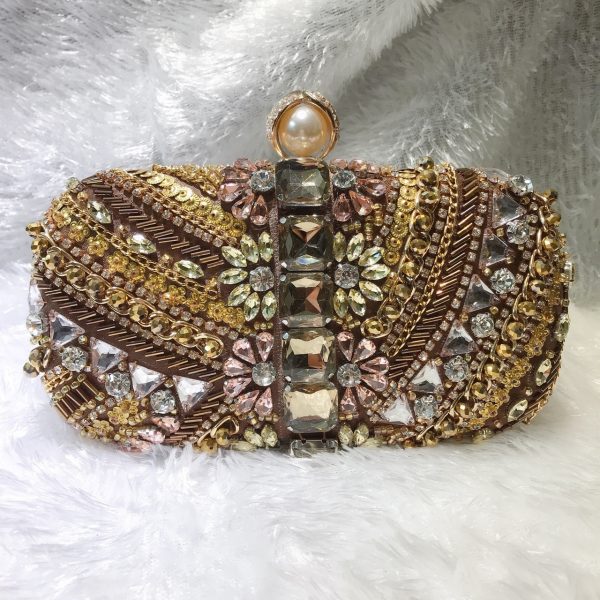 Baroque Crystal Clutch