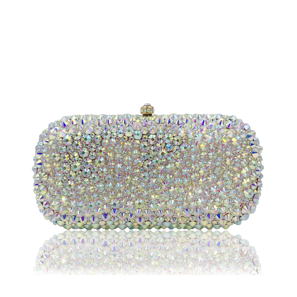 Clear Crystal Bridal Clutch