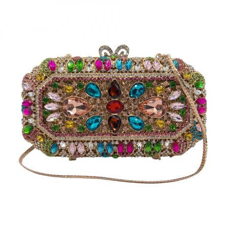 stone box evening bag