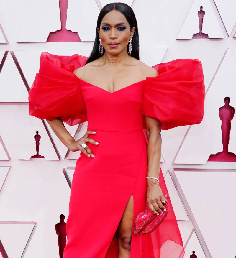 Angela Bassett Red Lip Clutch
