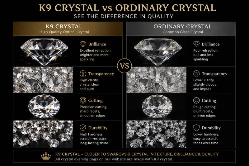 K9 crystal vs Ordinary crystal